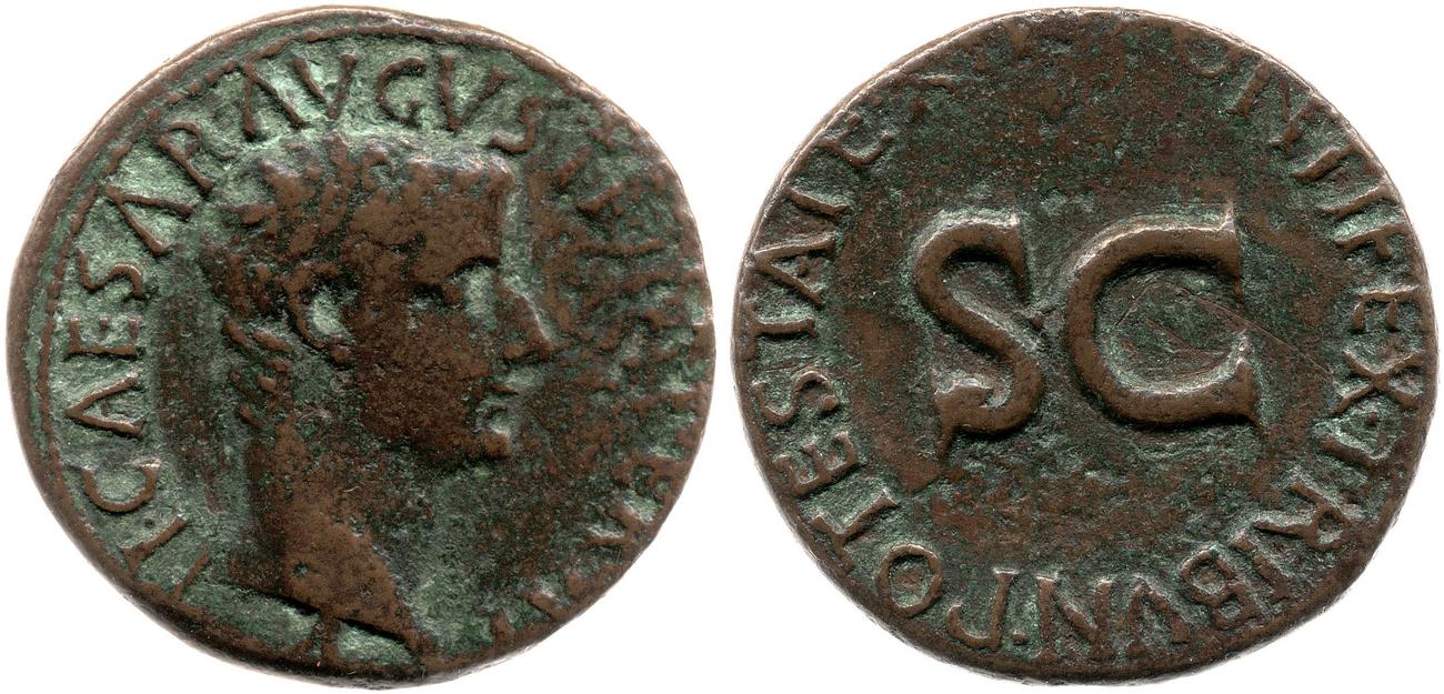 RIC I (second edition) Augustus 469, аверс, bm