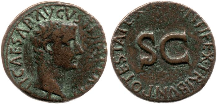 RIC I (second edition) Augustus 469, реверс, bm