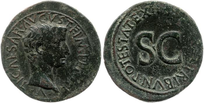 RIC I (second edition) Augustus 469, реверс, bm