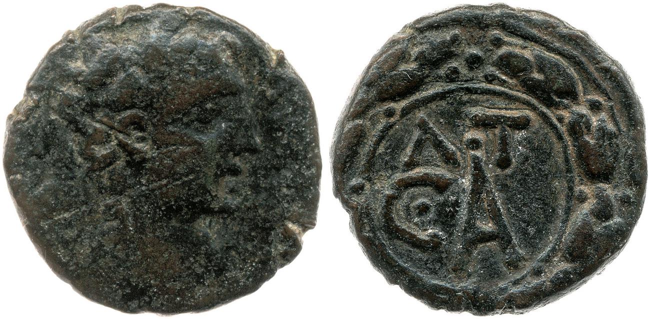 RIC I (second edition) Augustus 504, аверс, bm