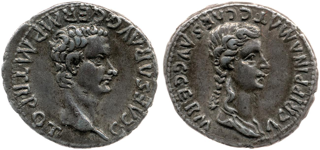RIC I (second edition) Gaius/Caligula 8, аверс, bm