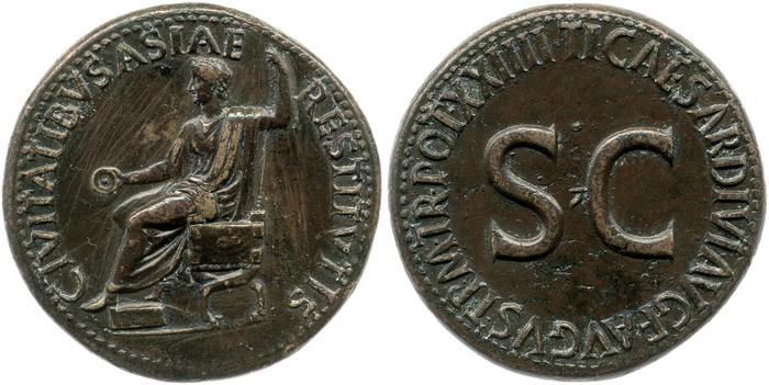 реверс RIC I (second edition) Tiberius 48