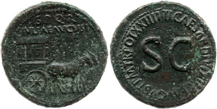 реверс RIC I (second edition) Tiberius 50