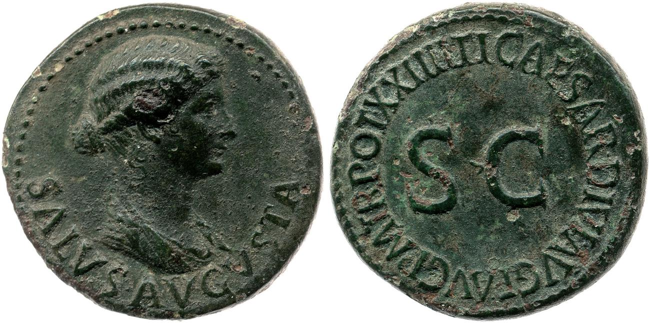 RIC I (second edition) Tiberius 47, аверс, bm