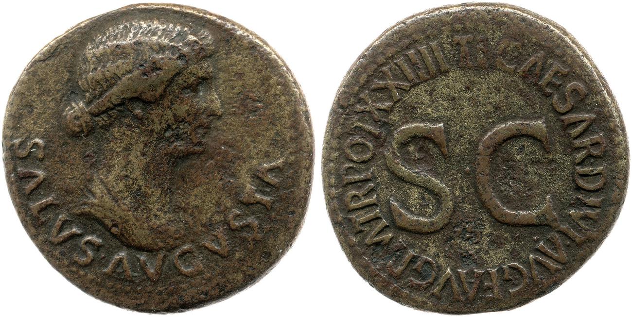 RIC I (second edition) Tiberius 47, аверс, bm
