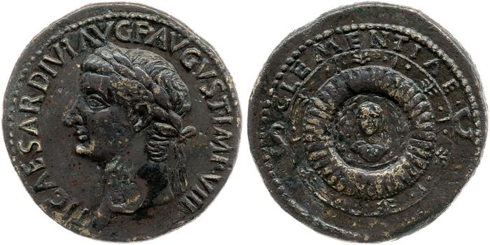 RIC I (second edition) Tiberius 38, реверс, bm