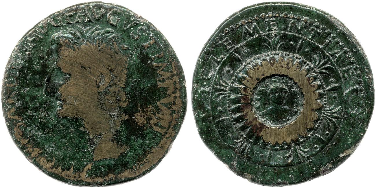RIC I (second edition) Tiberius 38, аверс, bm