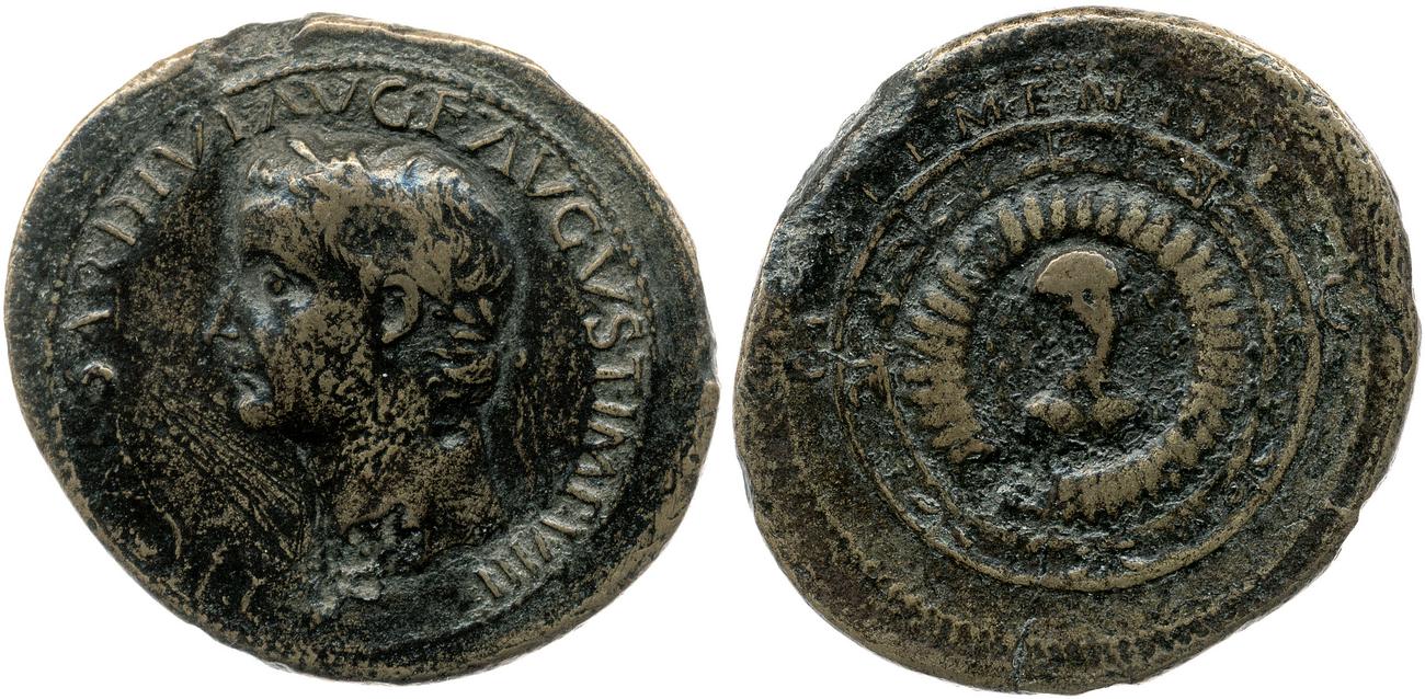 RIC I (second edition) Tiberius 38, аверс, bm