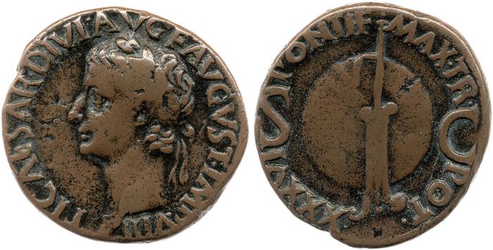 реверс RIC I (second edition) Tiberius 52