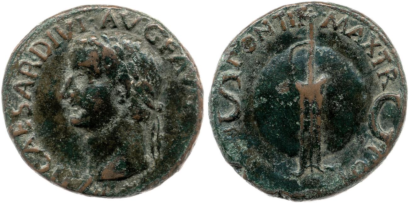 RIC I (second edition) Tiberius 52, аверс, bm