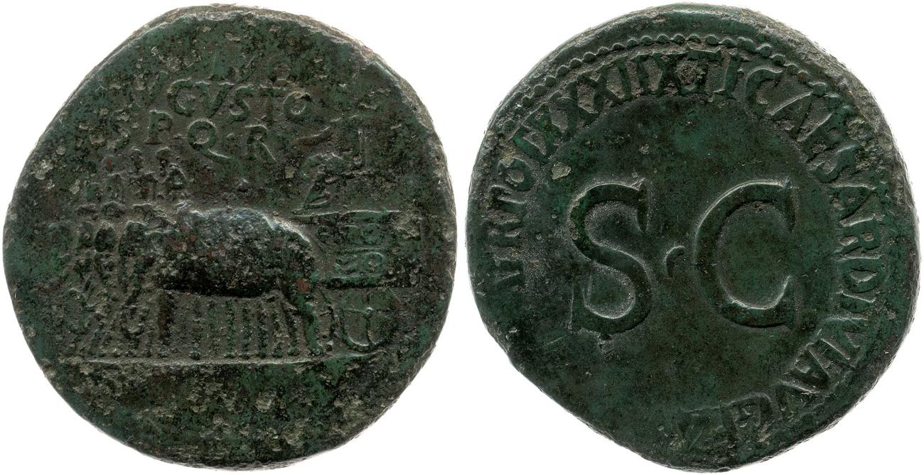 RIC I (second edition) Tiberius 68, аверс, bm