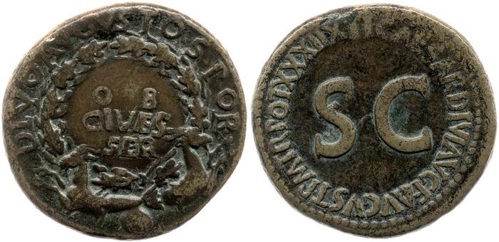реверс RIC I (second edition) Tiberius 69