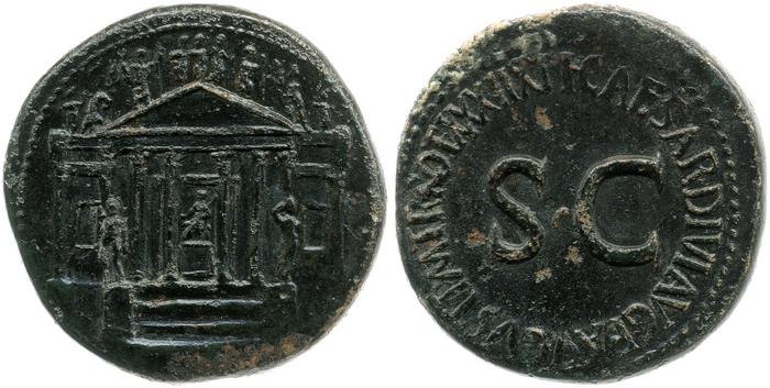 реверс RIC I (second edition) Tiberius 67