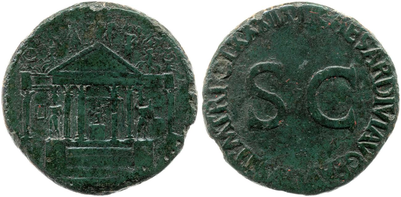 RIC I (second edition) Tiberius 67, аверс, bm