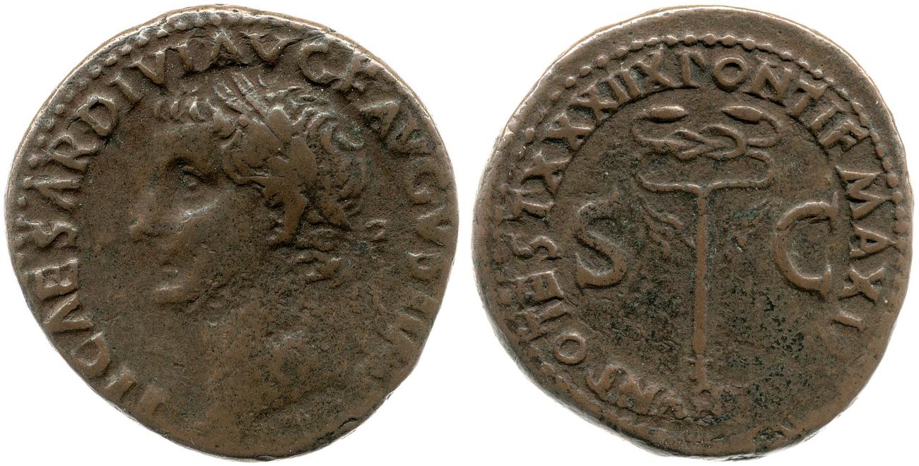 RIC I (second edition) Tiberius 65, аверс, bm