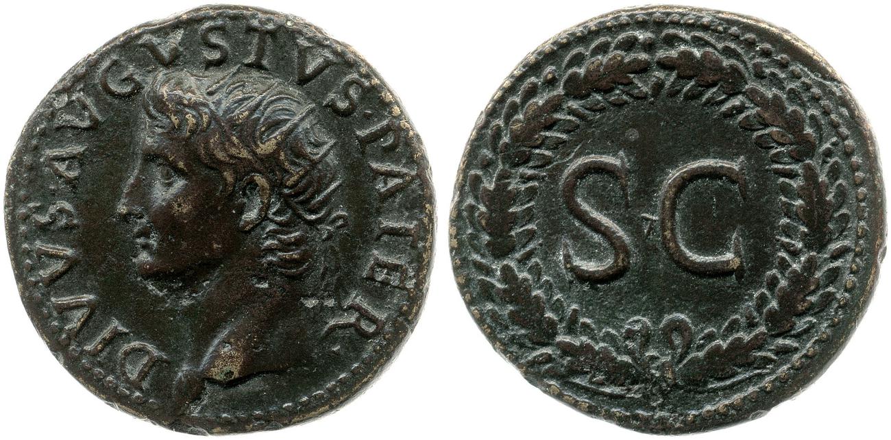 RIC I (second edition) Tiberius 79, аверс, bm