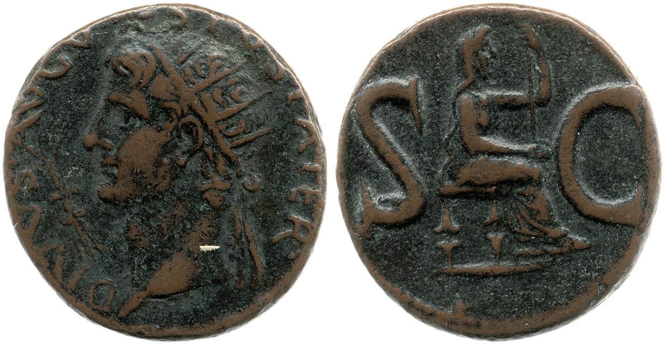 RIC I (second edition) Tiberius 72, аверс, bm