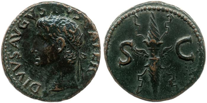 RIC I (second edition) Tiberius 83, реверс, bm