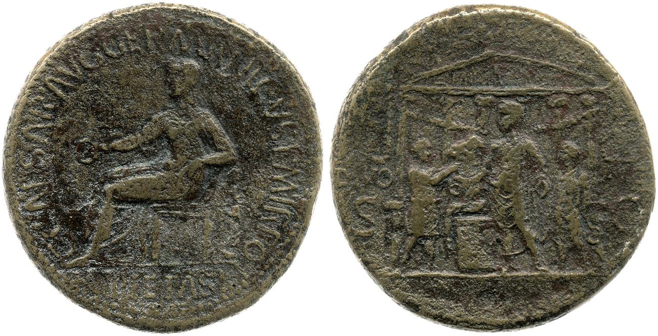 RIC I (second edition) Gaius/Caligula 36, аверс, bm