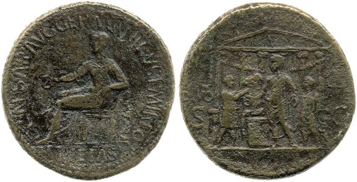 RIC I (second edition) Gaius/Caligula 36, реверс, bm