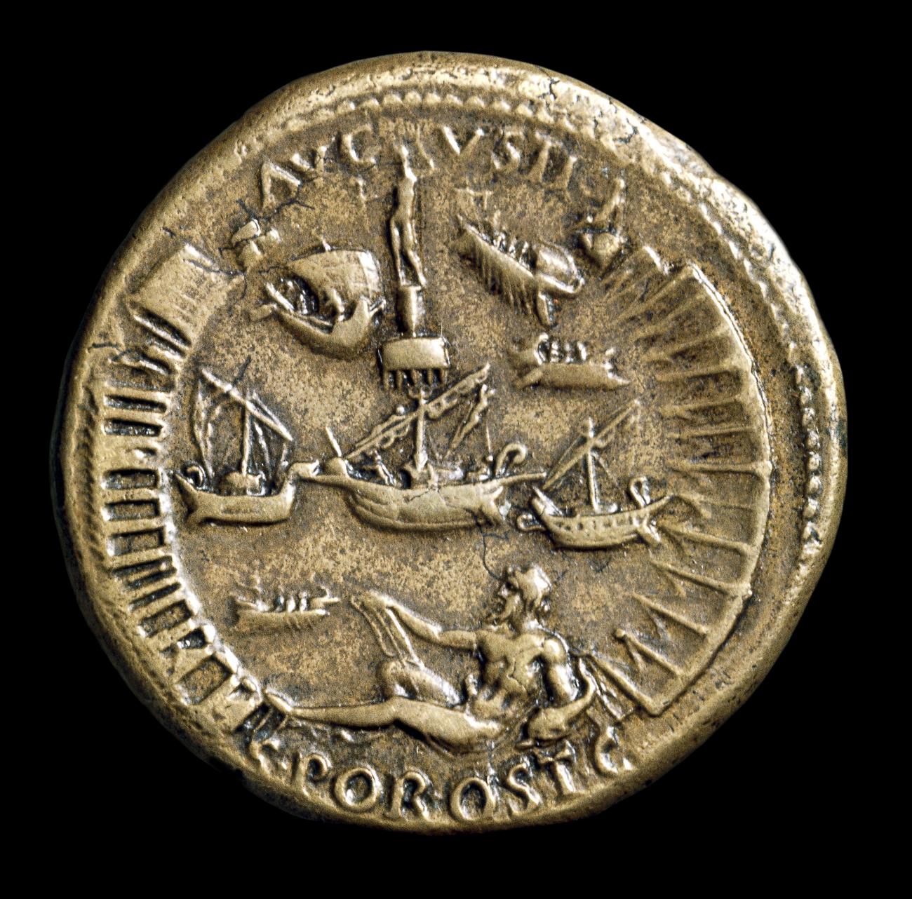 RIC I (second edition) Nero 178, аверс, bm