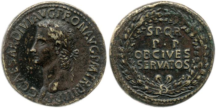 реверс RIC I (second edition) Gaius/Caligula 46