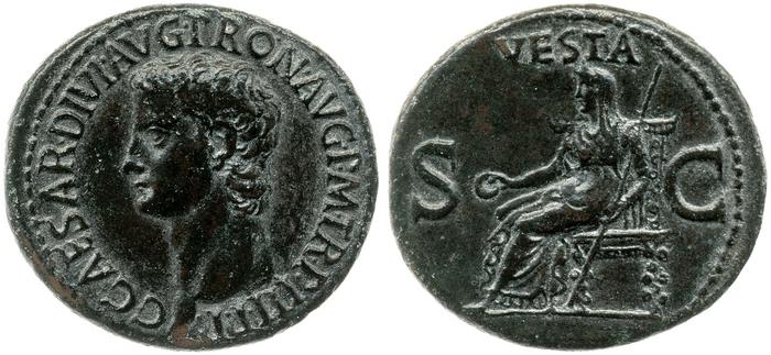 реверс RIC I (second edition) Gaius/Caligula 47