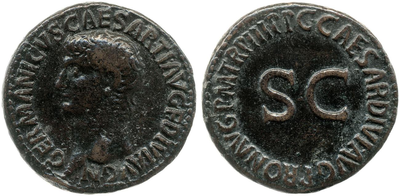 аверс RIC I (second edition) Gaius/Caligula 43
