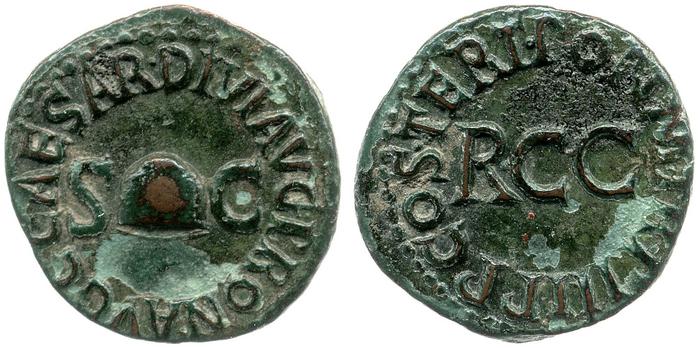 реверс RIC I (second edition) Gaius/Caligula 45