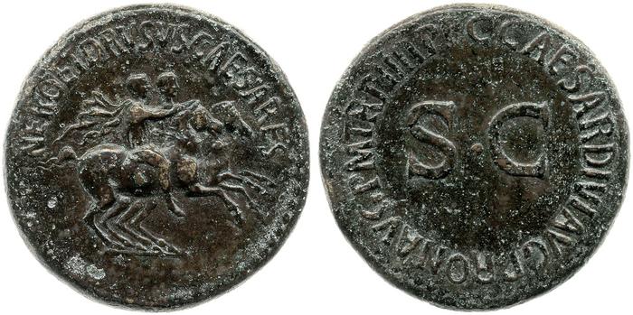 реверс RIC I (second edition) Gaius/Caligula 49