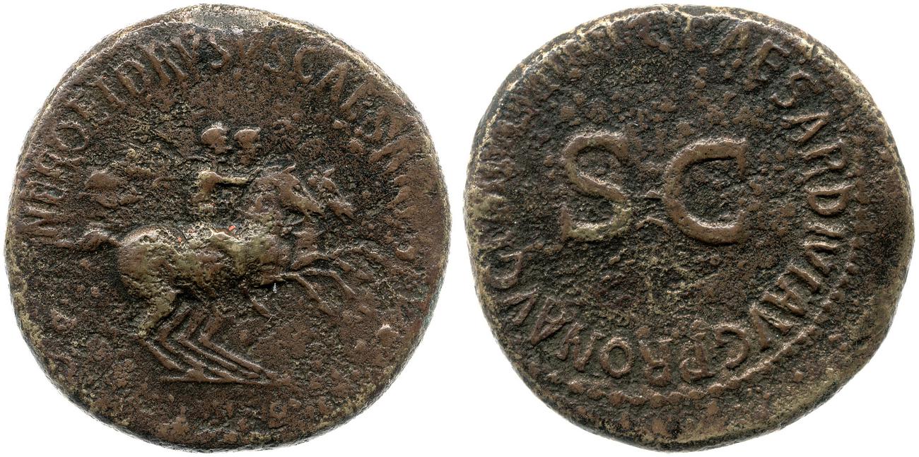 RIC I (second edition) Gaius/Caligula 49, аверс, bm