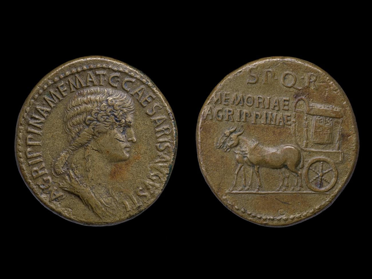 RIC I (second edition) Gaius/Caligula 55, аверс, bm