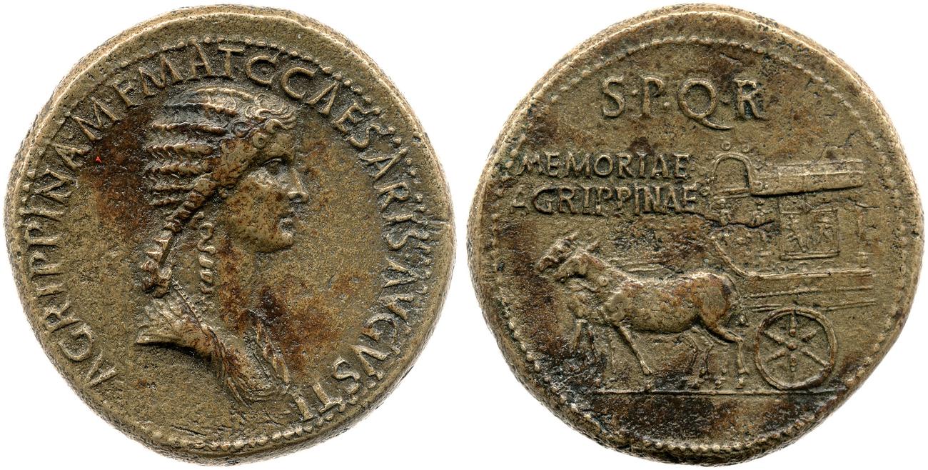 RIC I (second edition) Gaius/Caligula 55, аверс, bm