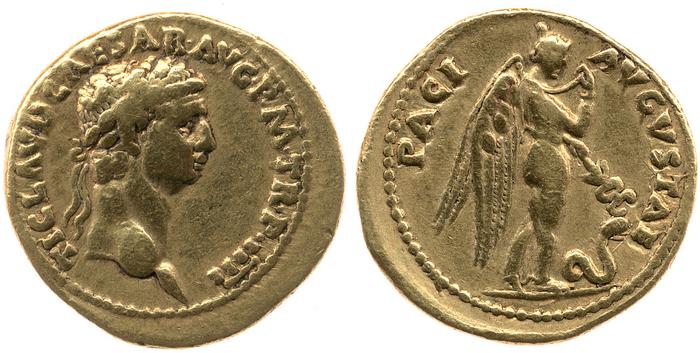 RIC I (second edition) Claudius 27, реверс, bm