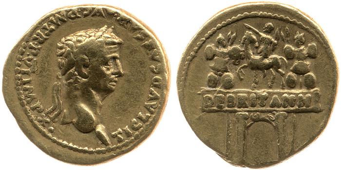 RIC I (second edition) Claudius 33, реверс, bm