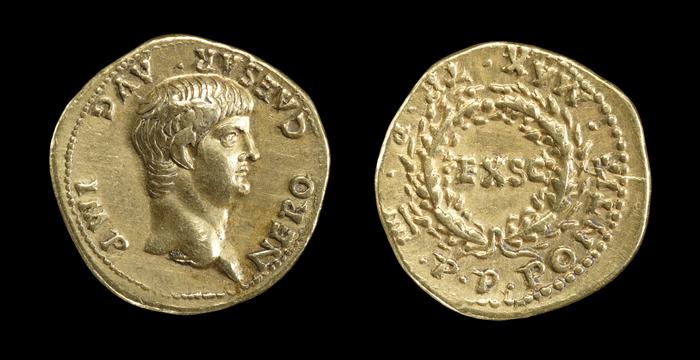 RIC I (second edition) Nero 14, реверс, bm