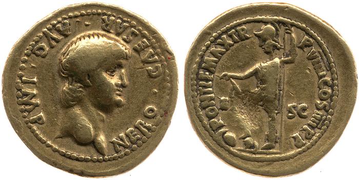 RIC I (second edition) Nero 36, реверс, Британский музей