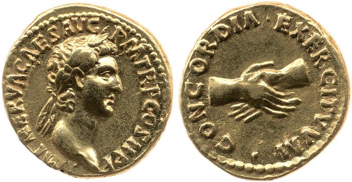 RIC II Nerva 2, реверс, bm