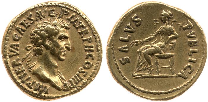 RIC II Nerva 33, реверс, bm