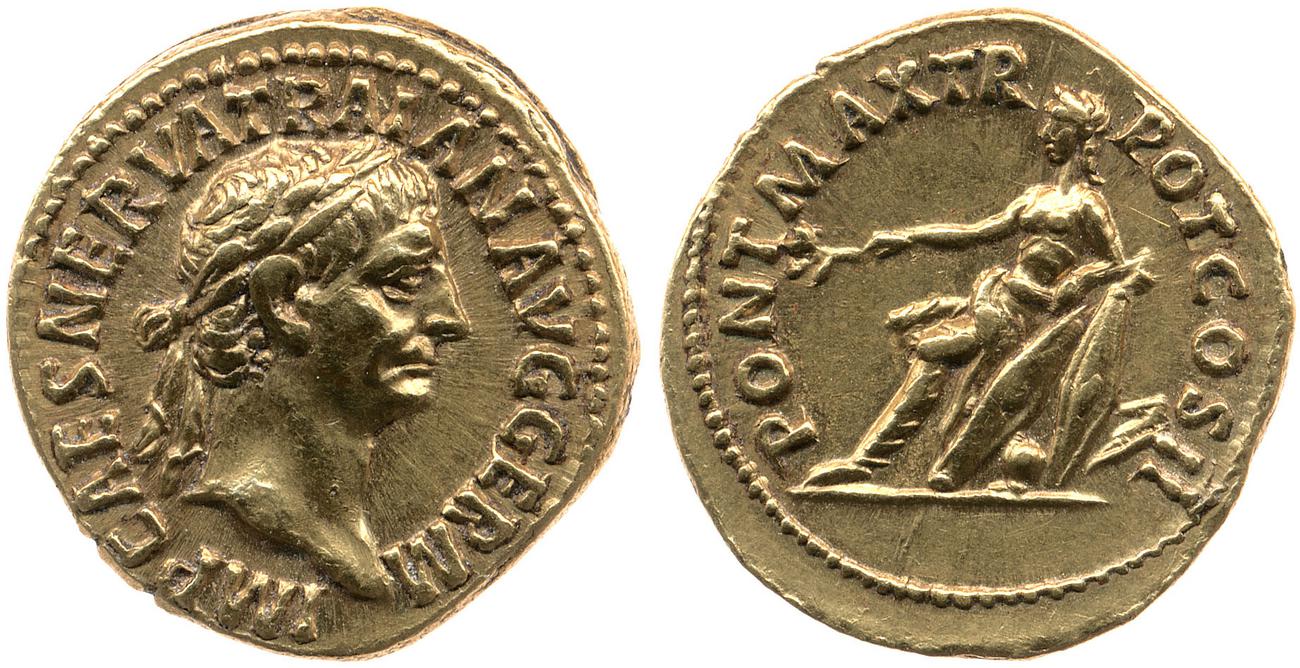 аверс RIC II Trajan 15