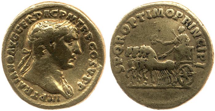RIC II Trajan 207, реверс, bm