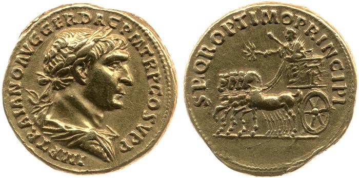 RIC II Trajan 207, реверс, bm