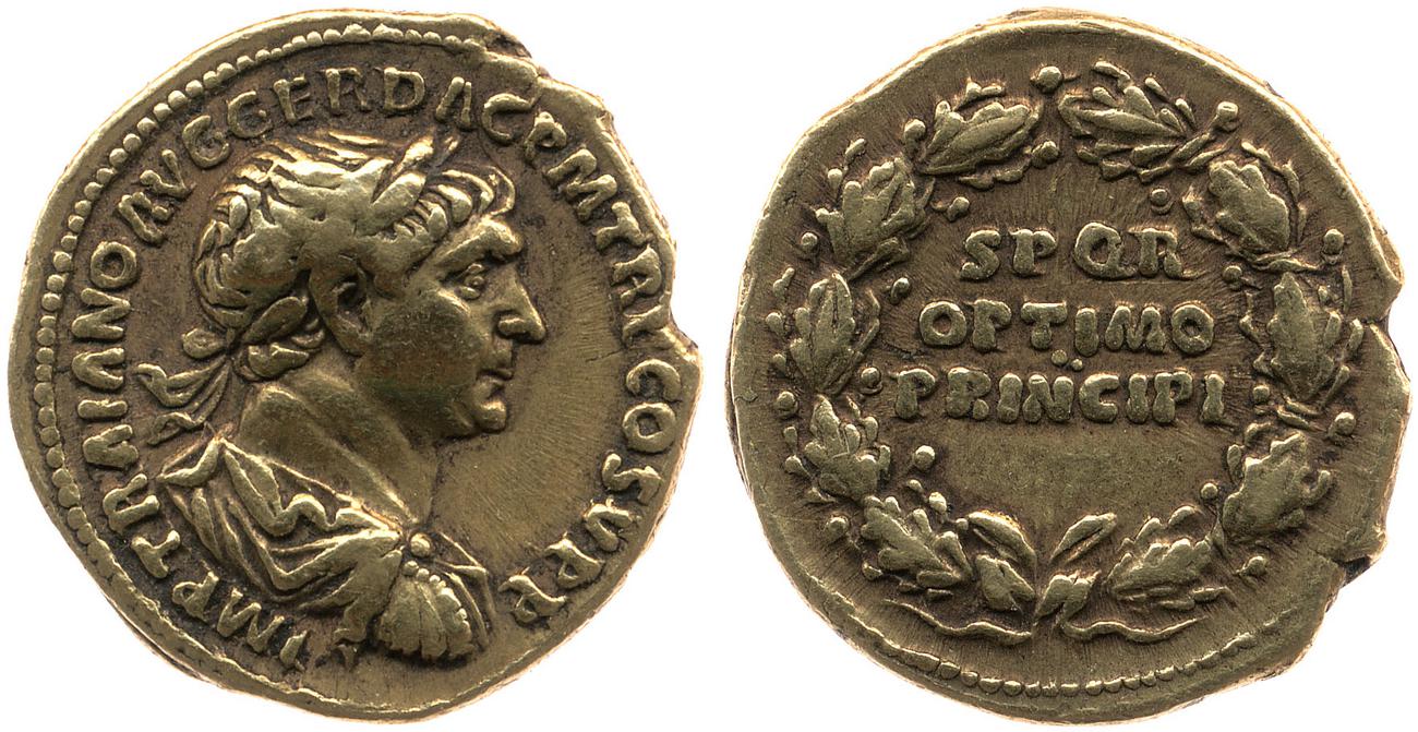 RIC II Trajan 150, аверс, bm