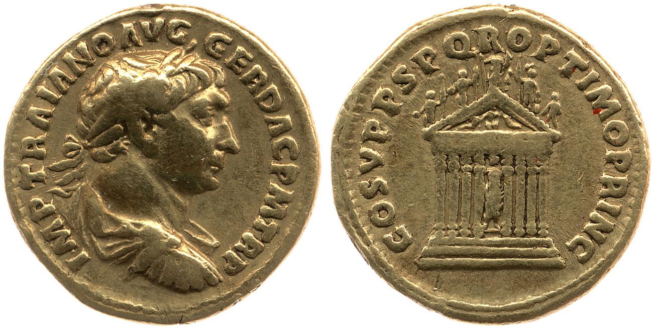 RIC II Trajan 145, аверс, bm
