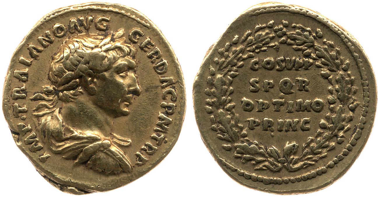 RIC II Trajan 148, аверс, bm