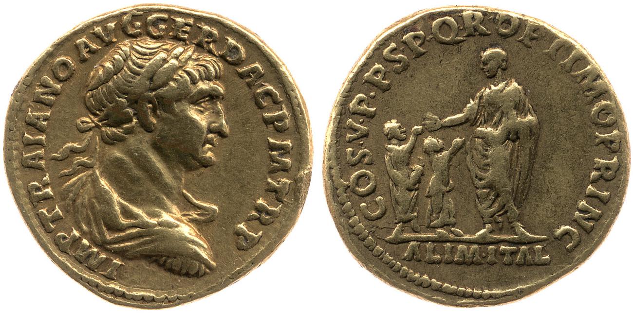 RIC II Trajan 93, аверс, bm
