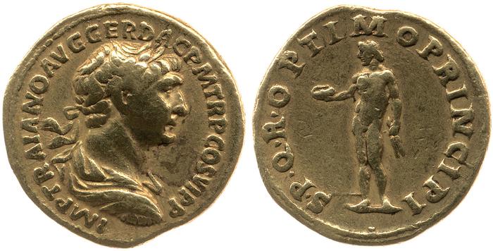 RIC II Trajan 275, реверс, bm