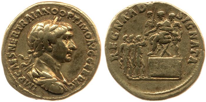 RIC II Trajan 367, реверс, bm
