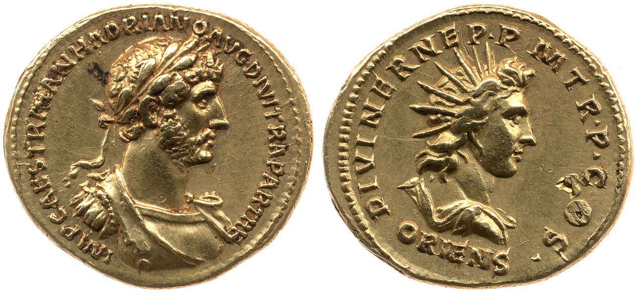 obverse RIC II, Part 3 (second edition) Hadrian 50