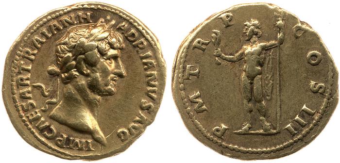RIC II, Part 3 (second edition) Hadrian 586, реверс, bm